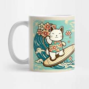 Blue Bayou Aloha Kitty Mug